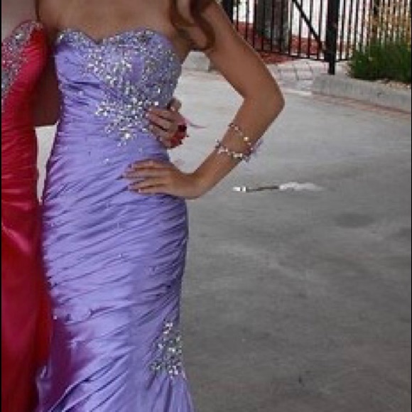 Formal dress purple size 0/2 - Picture 1 of 5